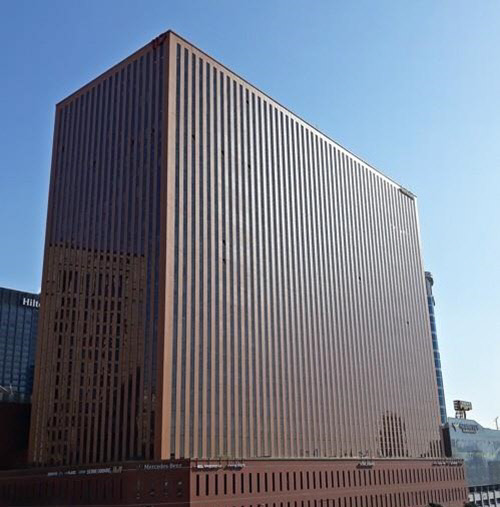 김우중 전 대우그룹 회장이 별세하면서 그의 유산인 대우센터빌딩(현 서울스퀘어)의 기구한 운명이 조명받고 있다. 서울스퀘어 전경.<연합뉴스>